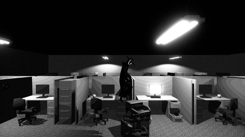 A screenshot from my game ENTER: The Inspector