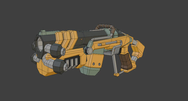 DRG Flare Gun Wireframe